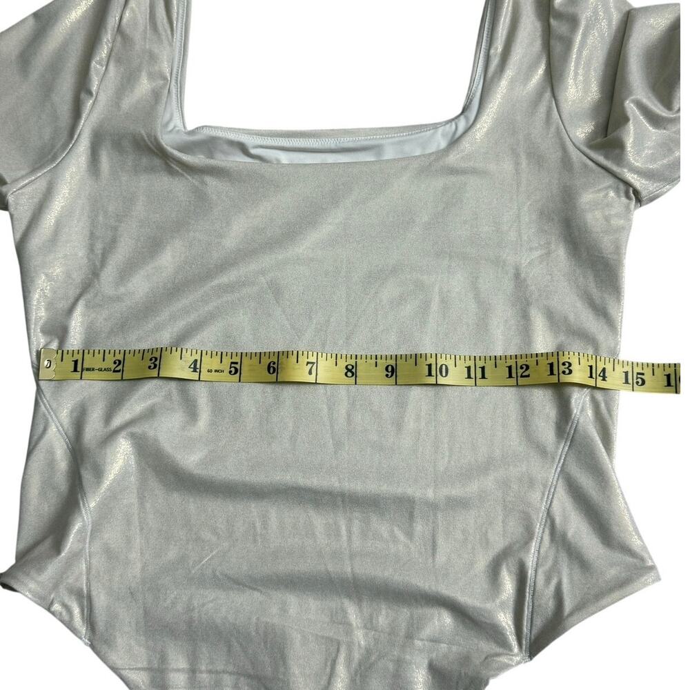 Lululemon Square-Neck Bodysuit Nulu Long Sleeve Thong Cut Large W3INRS LXBO NWT - Picture 12 of 16